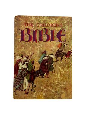 The Childrens Bible 1972 Hardcover Old & New Testaments Illustrated Golden Press